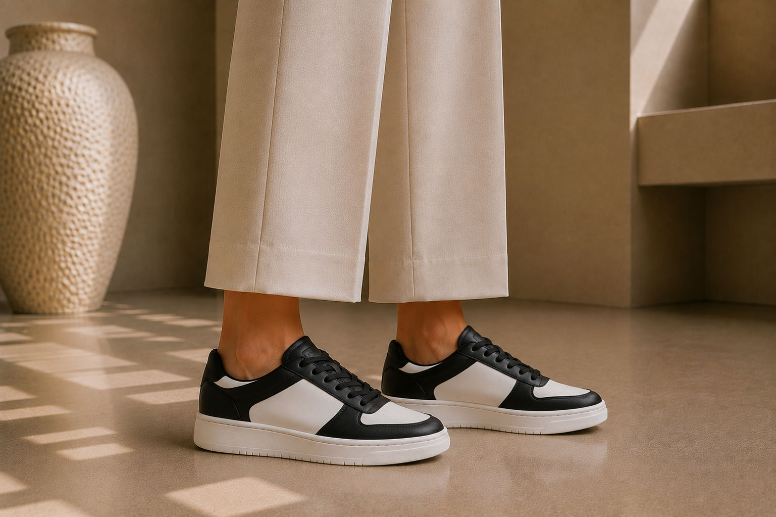 Women's Lace-Up Low-Top Casual Sneakers