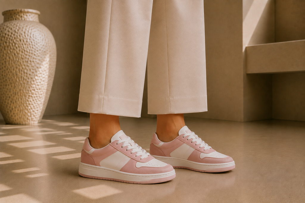 Women's Color-Block Platform Casual Sneakers