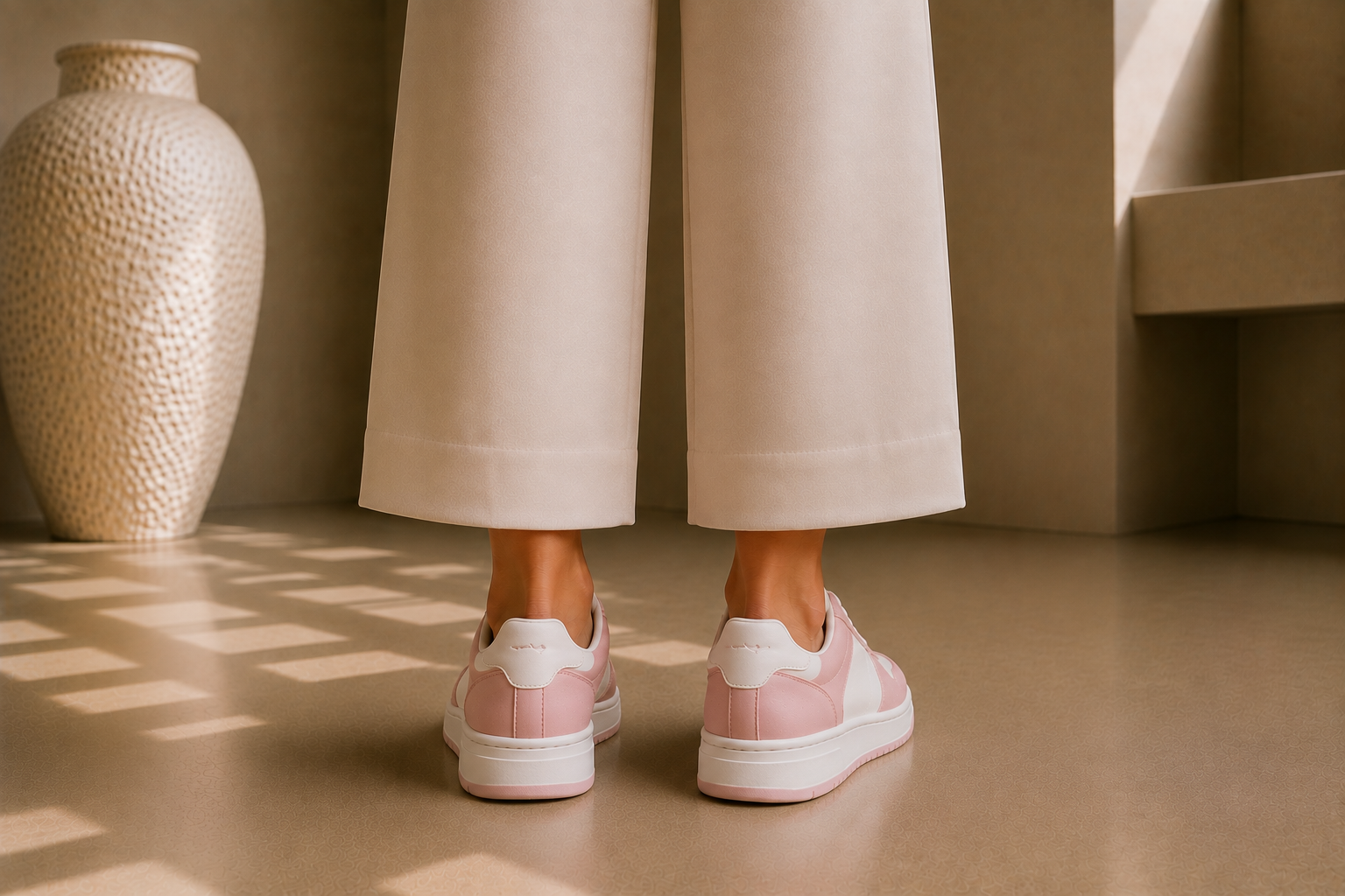 Women's Color-Block Platform Casual Sneakers